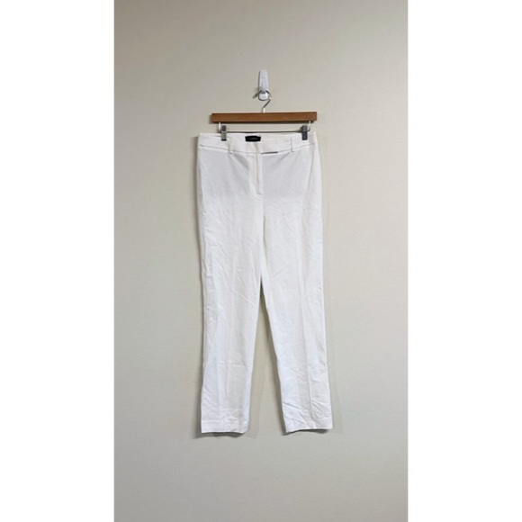 NWT Talbots White High-Waist Straight Dress Pants 6 - Picture 3 of 11